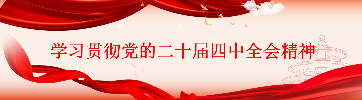 學習貫徹黨的二十屆四中全會精神